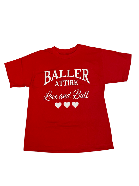 Love & Ball T-Shirt Red