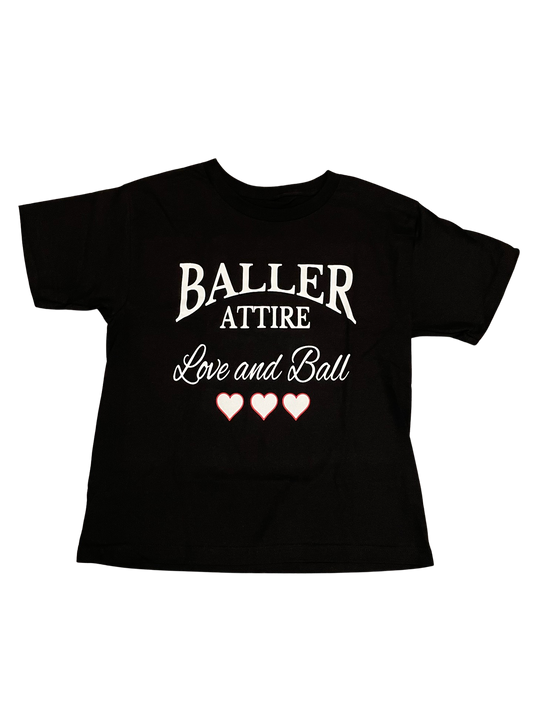 Love & Ball T-Shirt Black